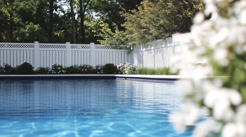 Pool Safety Fence Installation detail